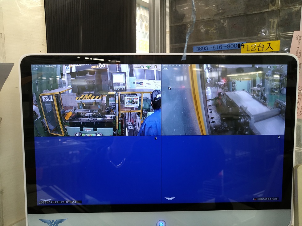 工場での改善提案ネタ 監視カメラを採用