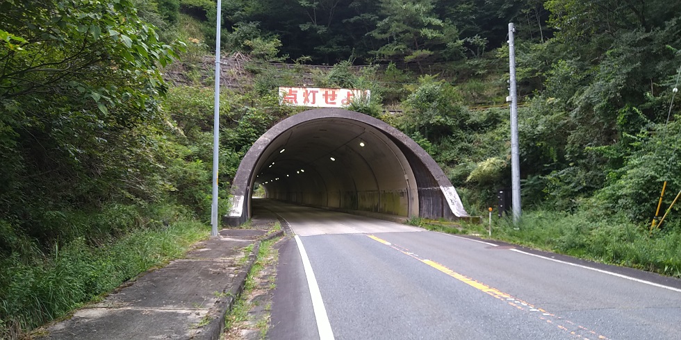 【滋賀県ヒルクライム】日野町役場→鈴鹿スカイライン 往復50km　蔵王ダム手前のトンネル