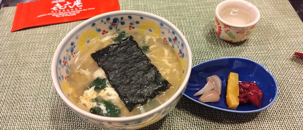 【ベトナム-ハノイ日本食】浪速割烹 㐂六庵 会食におすすめ　牡蠣雑炊
