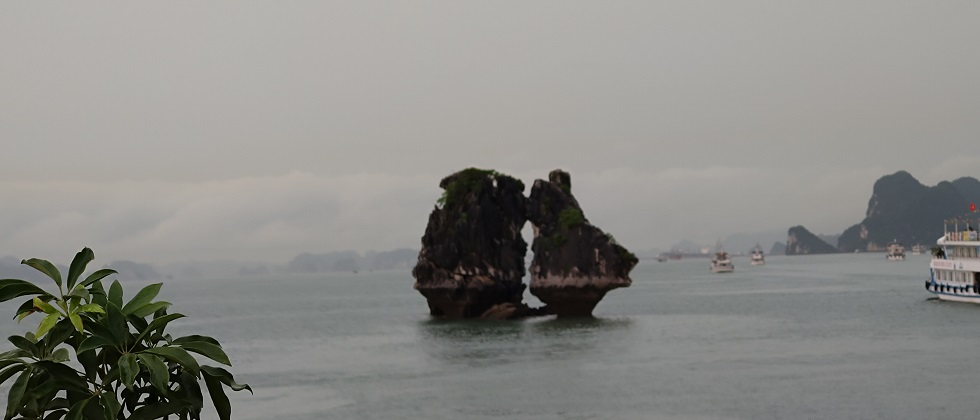 【ベトナム観光】ハノイ発 ハロン湾クルーズを日帰りで満喫♪　闘鶏岩