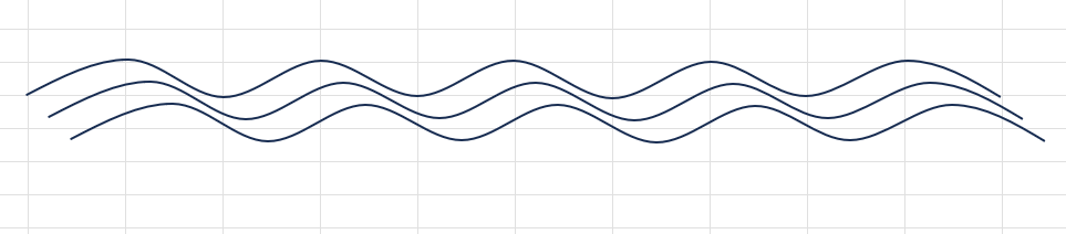 【EXCEL】棒グラフで間を省略する波線の入れ方、作り方　線を３本作製