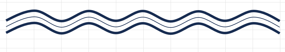 【EXCEL】棒グラフで間を省略する波線の入れ方、作り方　上下を太くする