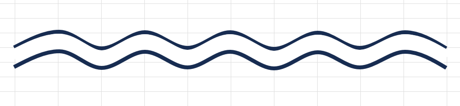 【EXCEL】棒グラフで間を省略する波線の入れ方、作り方　真ん中を白くする