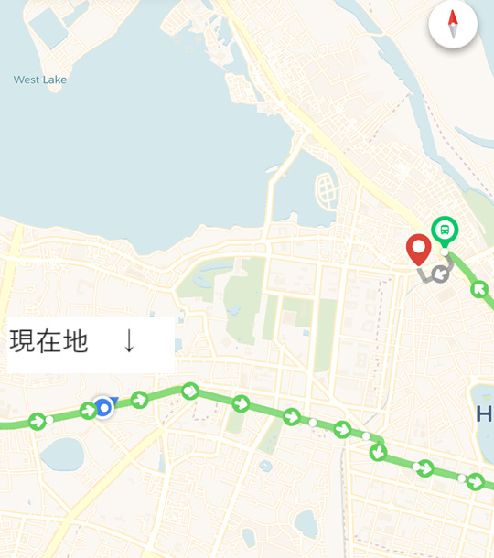 【ベトナム観光で大活躍】簡単に使えるバスマップアプリ　現在地表示