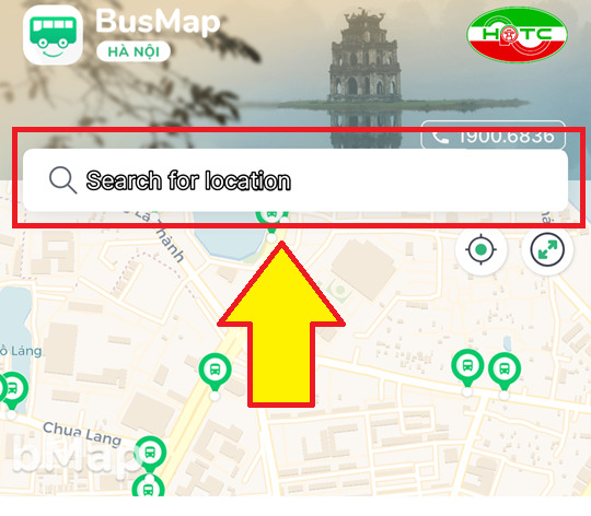 【ベトナム観光で大活躍】簡単に使えるバスマップアプリ　行先を指定
