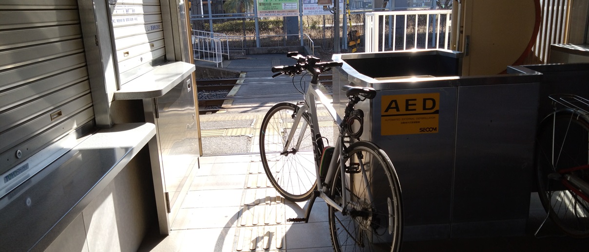 自転車をそのままのせる電車 近江鉄道サイクルトレイン