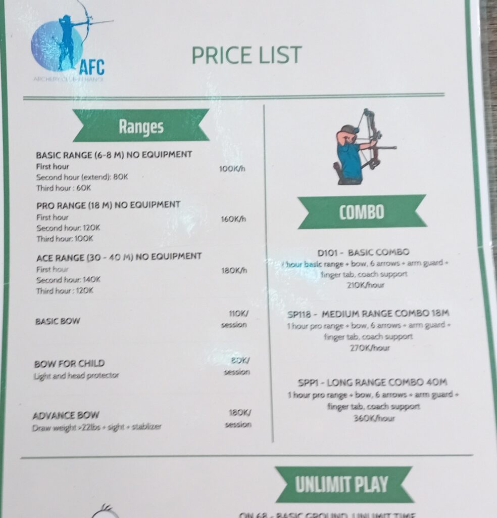 【ハノイ観光】アーチェリー体験でウィリアム・テル気分を味わおう