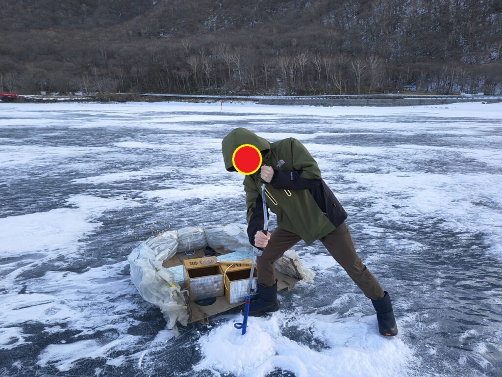 【氷上ワカサギ釣り】子供の頃からの夢がかないました！