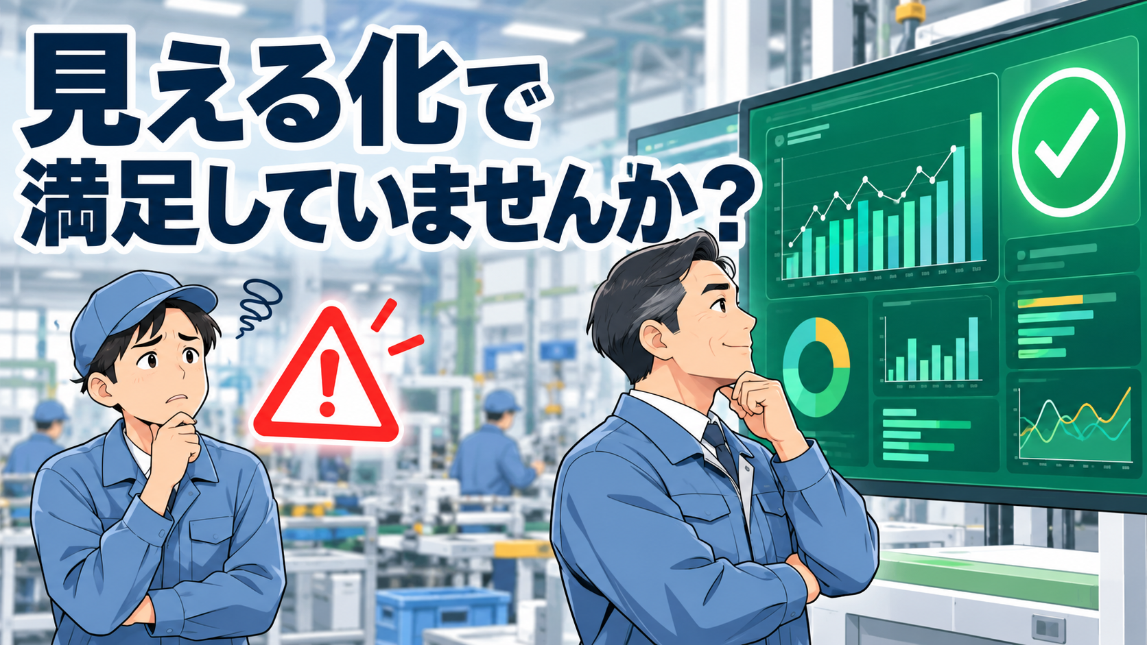 工場の見える化で満足していませんか？データを工場改善につなげる5つの手順